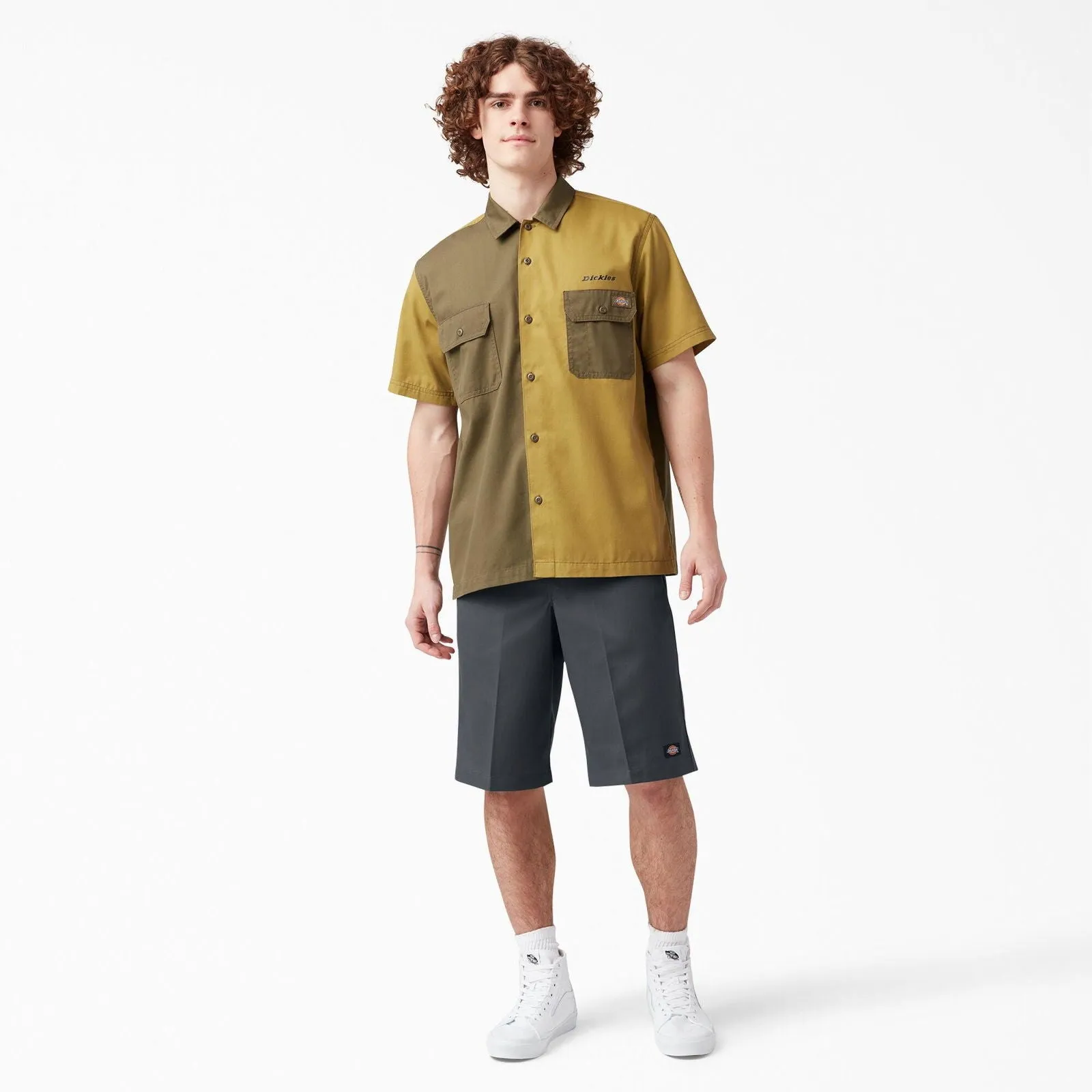 13" Loose Fit Multi-Use Pocket Work Shorts - Charcoal