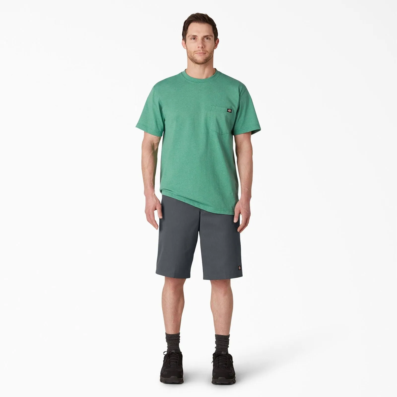 13" Loose Fit Multi-Use Pocket Work Shorts - Charcoal