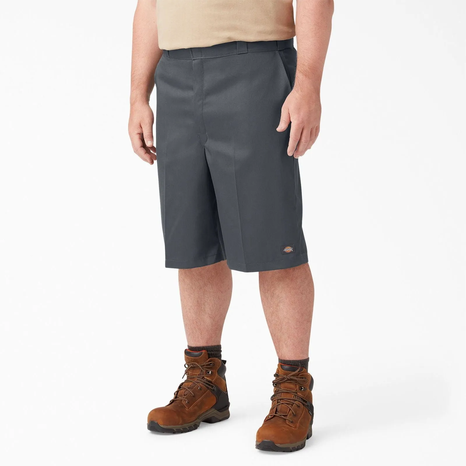 13" Loose Fit Multi-Use Pocket Work Shorts - Charcoal