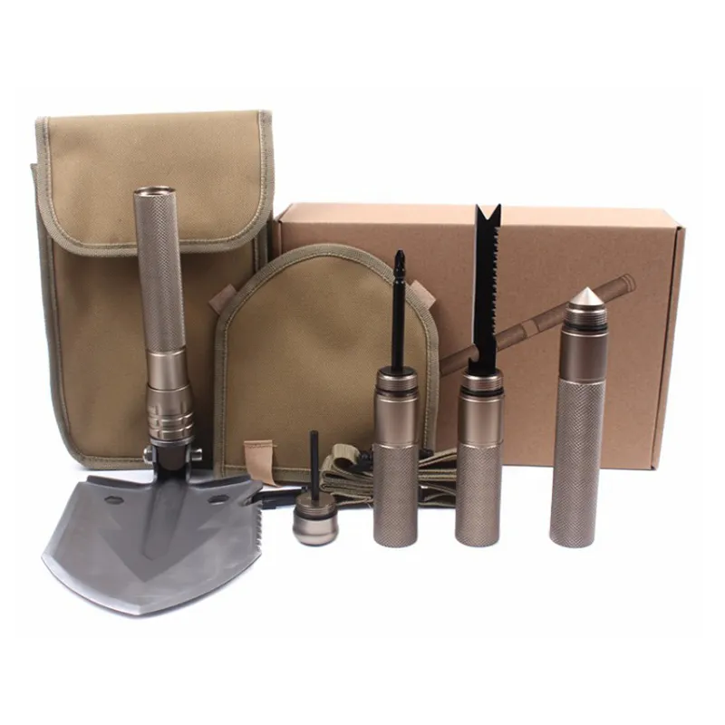 15-in-1 Heavy-Duty Multi-Function Folding Shovel
