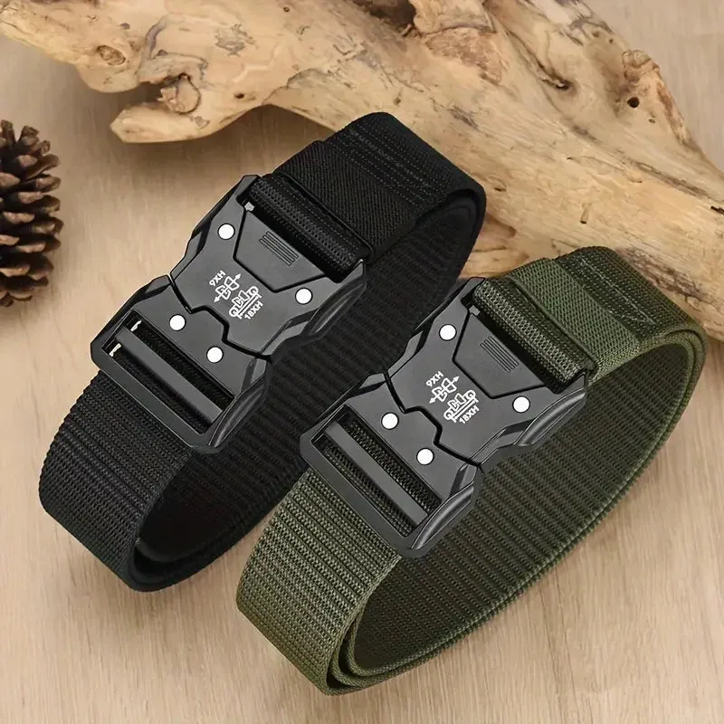 2PC Tactical Waist Belt  Durable Automatic Buckle Perfect for Outdoor