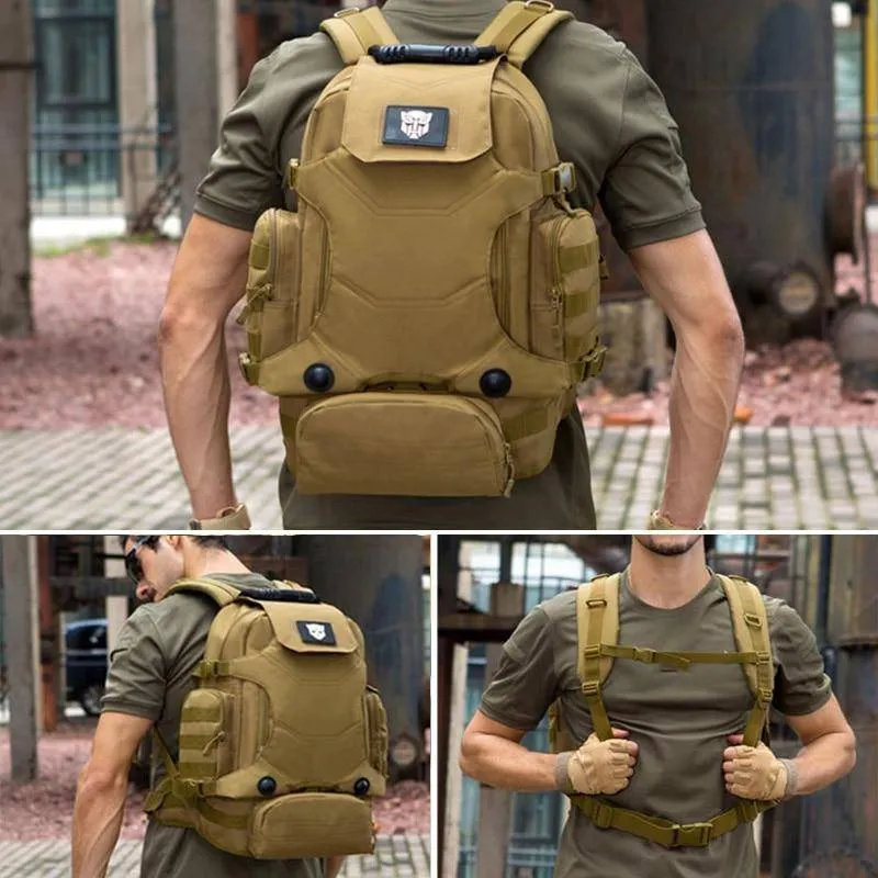 3 in 1 Men Tactical Rucksack Bag