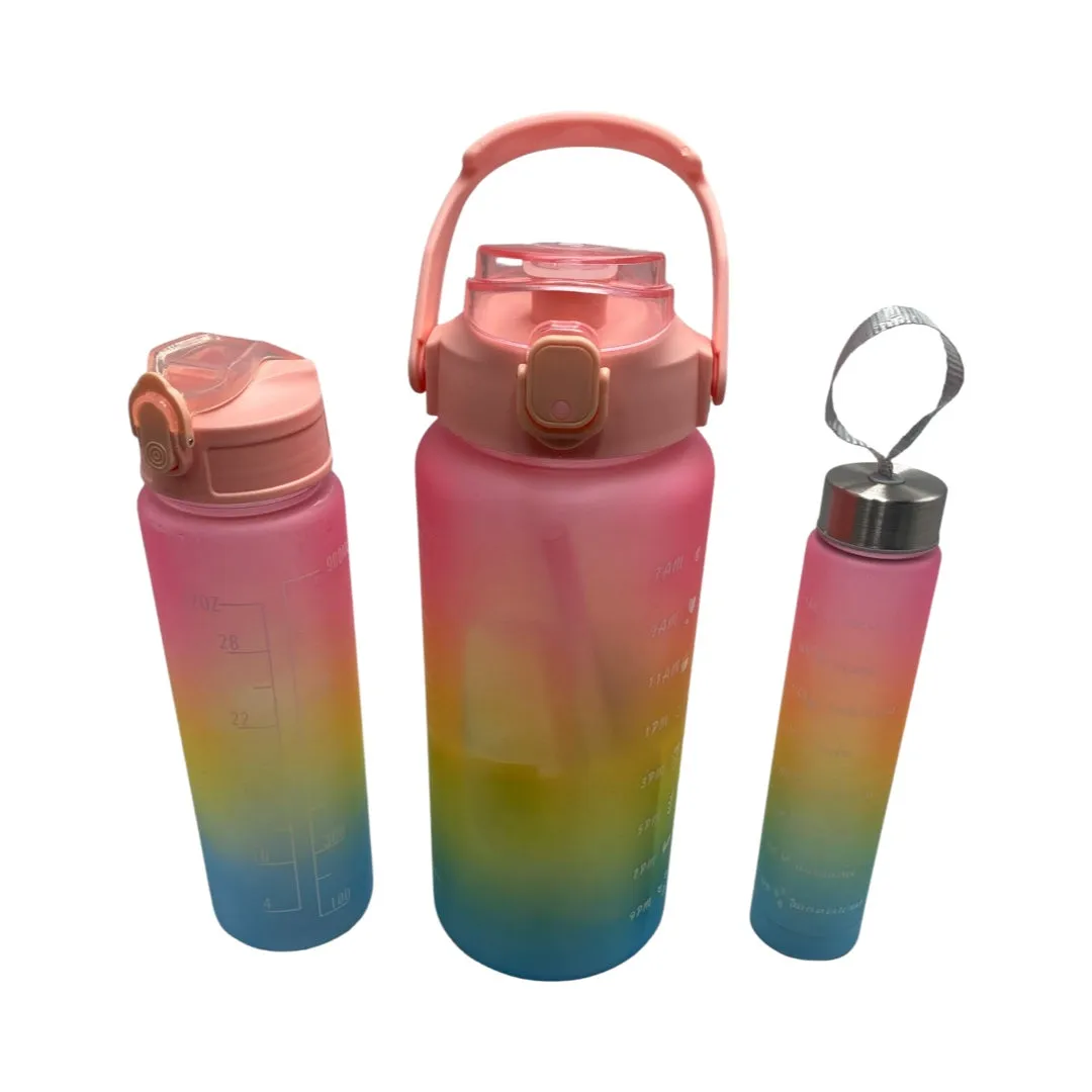3 In 1 Multi-Color Water Bottle F58-93-1
