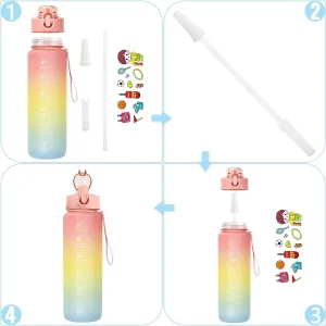3 In 1 Multi-Color Water Bottle F58-93-1