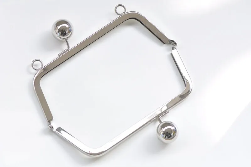 7" Bag Purse Frame Ladder-shaped Clutch With 25mm Big Kiss-Lock Pick Color