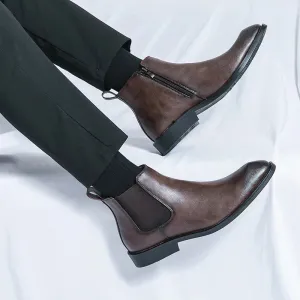 ApexStyle Men's Leather Boots