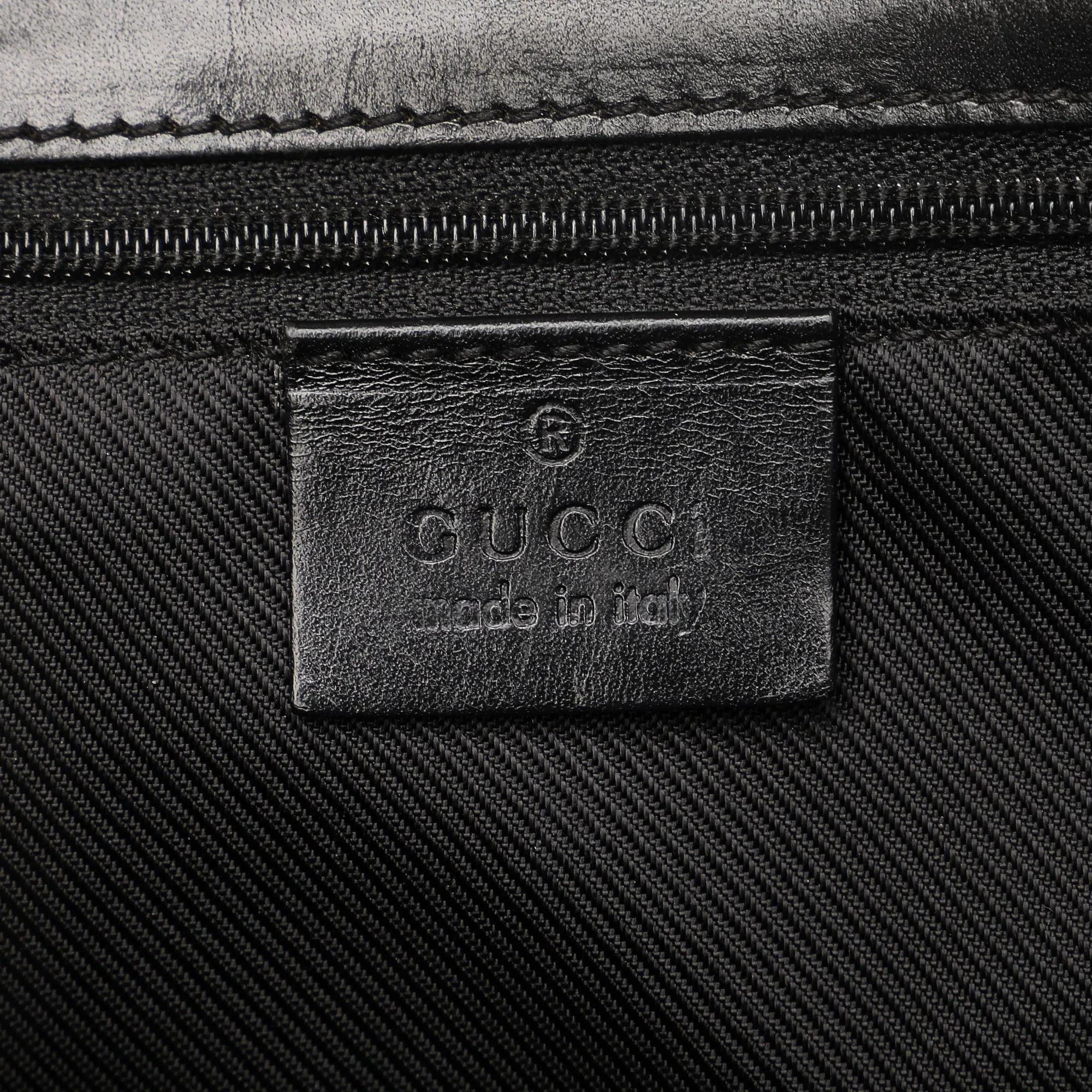 Black Gucci GG Canvas Jackie Tote Bag
