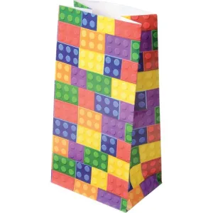 Block Mania Paper Bags Party Supplies (pack of 12)