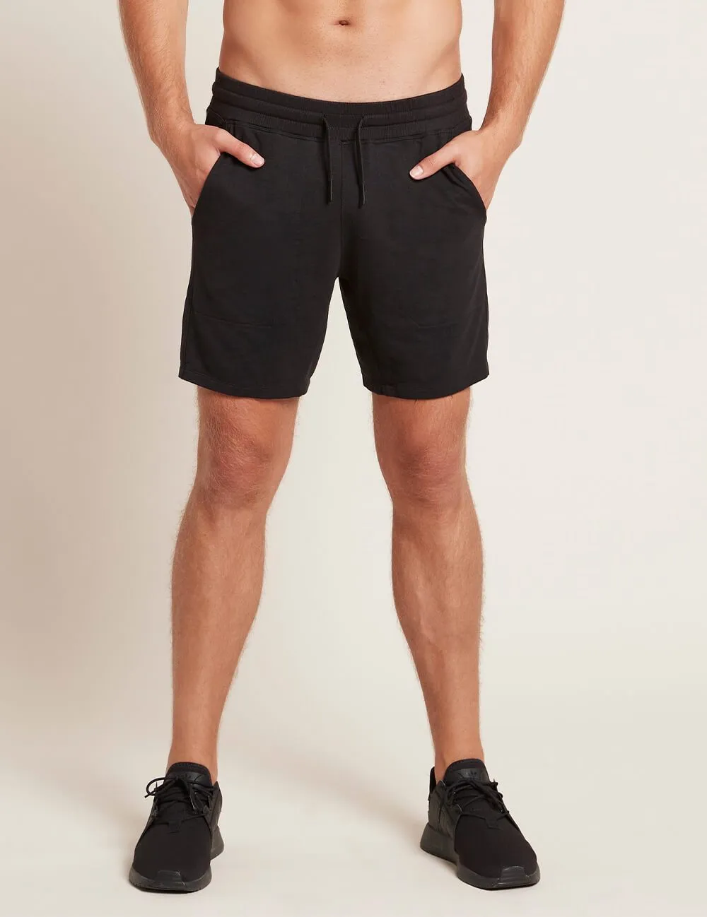 BOODY Mens Weekend Sweat Shorts Black Large