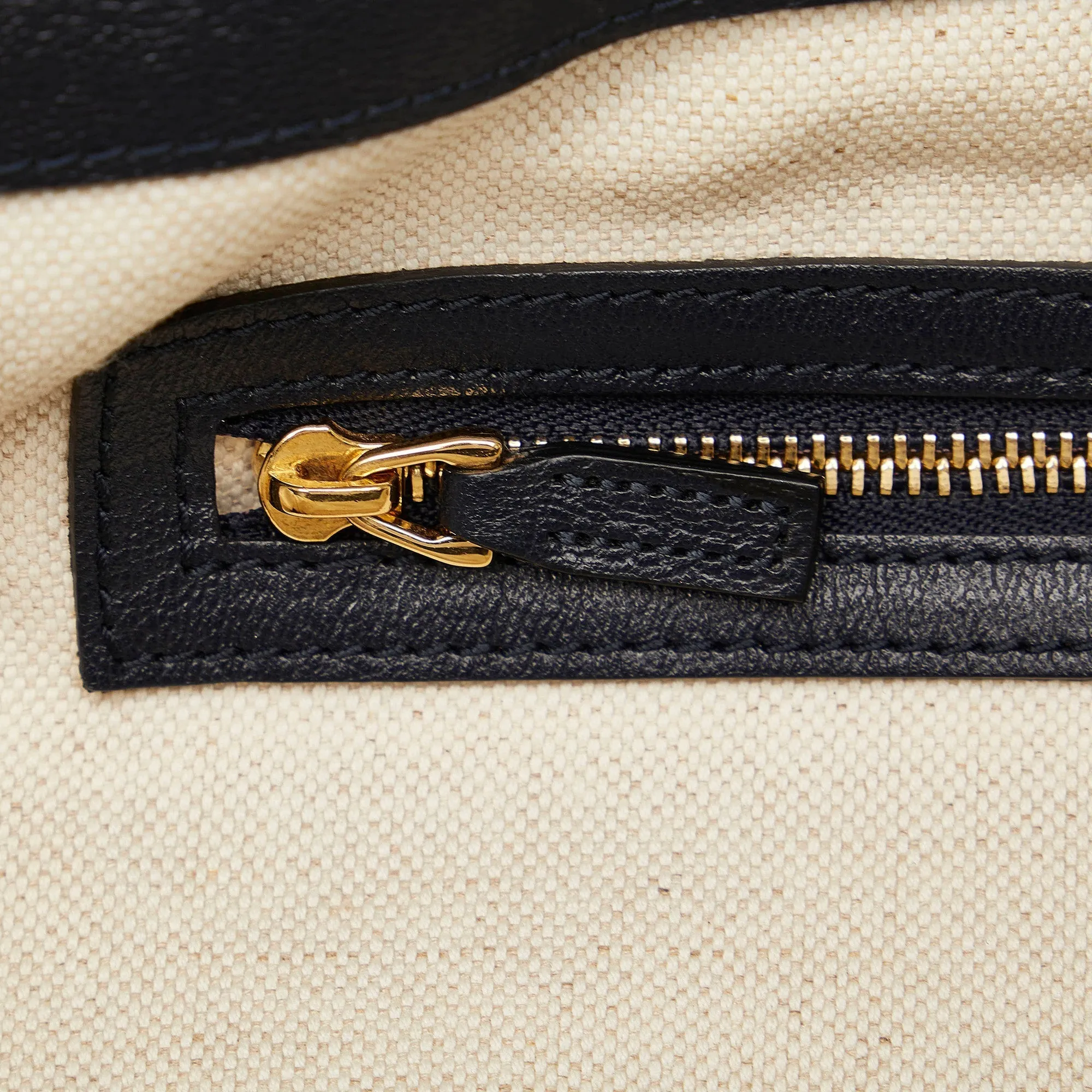 Brown Gucci Medium Raffia Ophidia Tote Bag