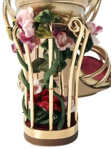Caged Flower Sandals