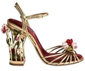 Caged Flower Sandals