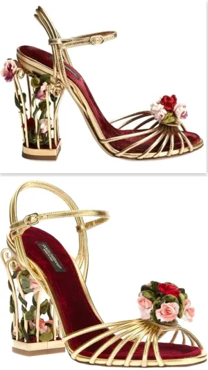 Caged Flower Sandals
