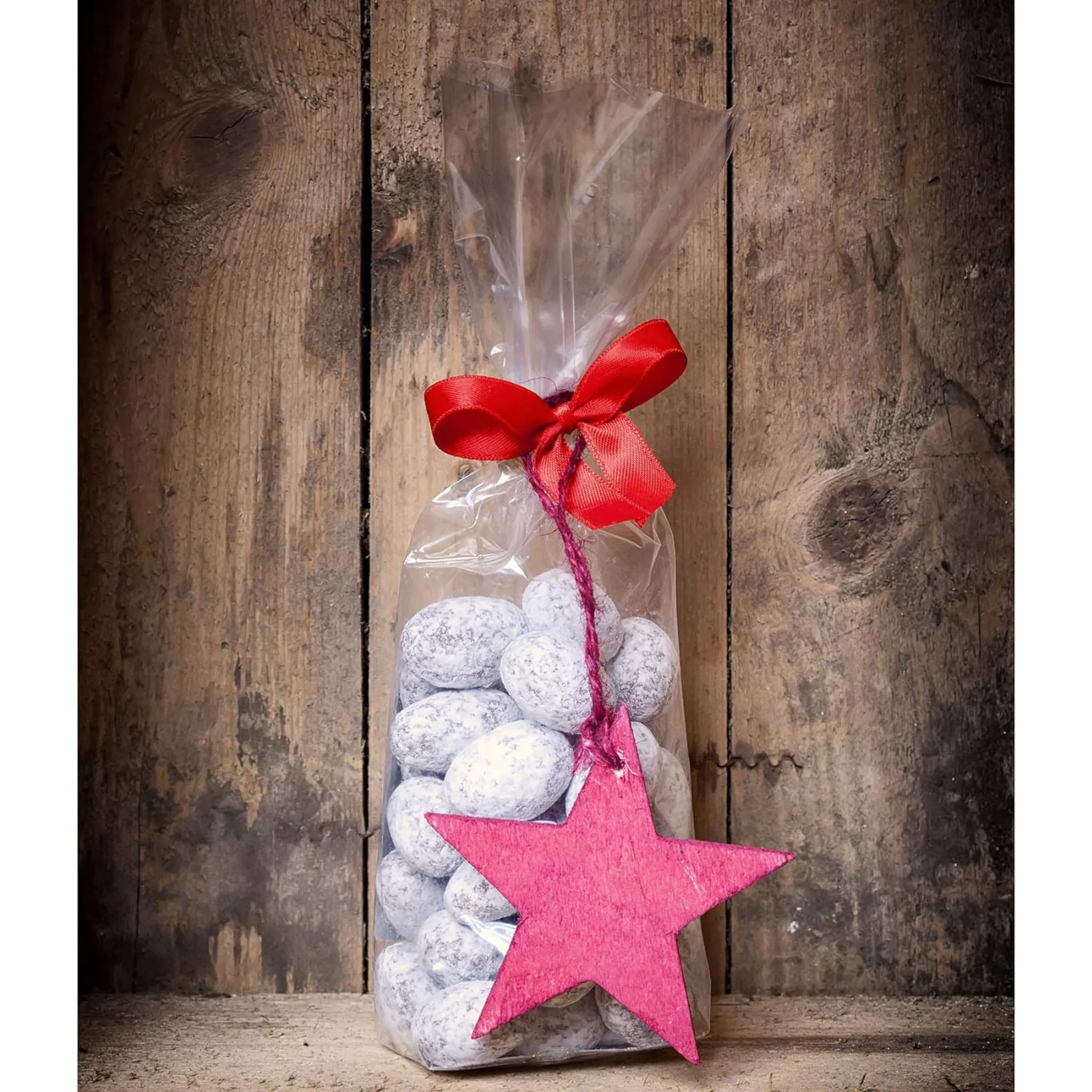 Cellophane Stand Up Food Gift Packing Bags with Gusset