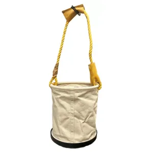 Collapsible Canvas Bucket Bag - 100 LB Load Limit
