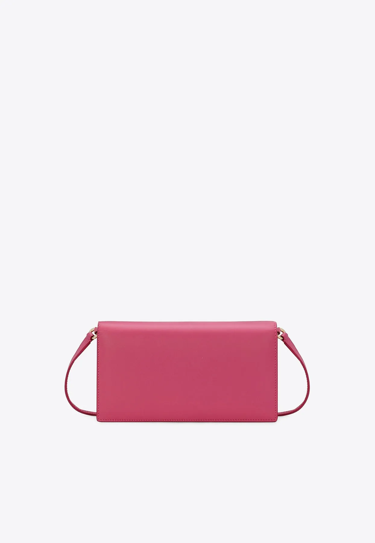 DG Logo Calf Leather Clutch