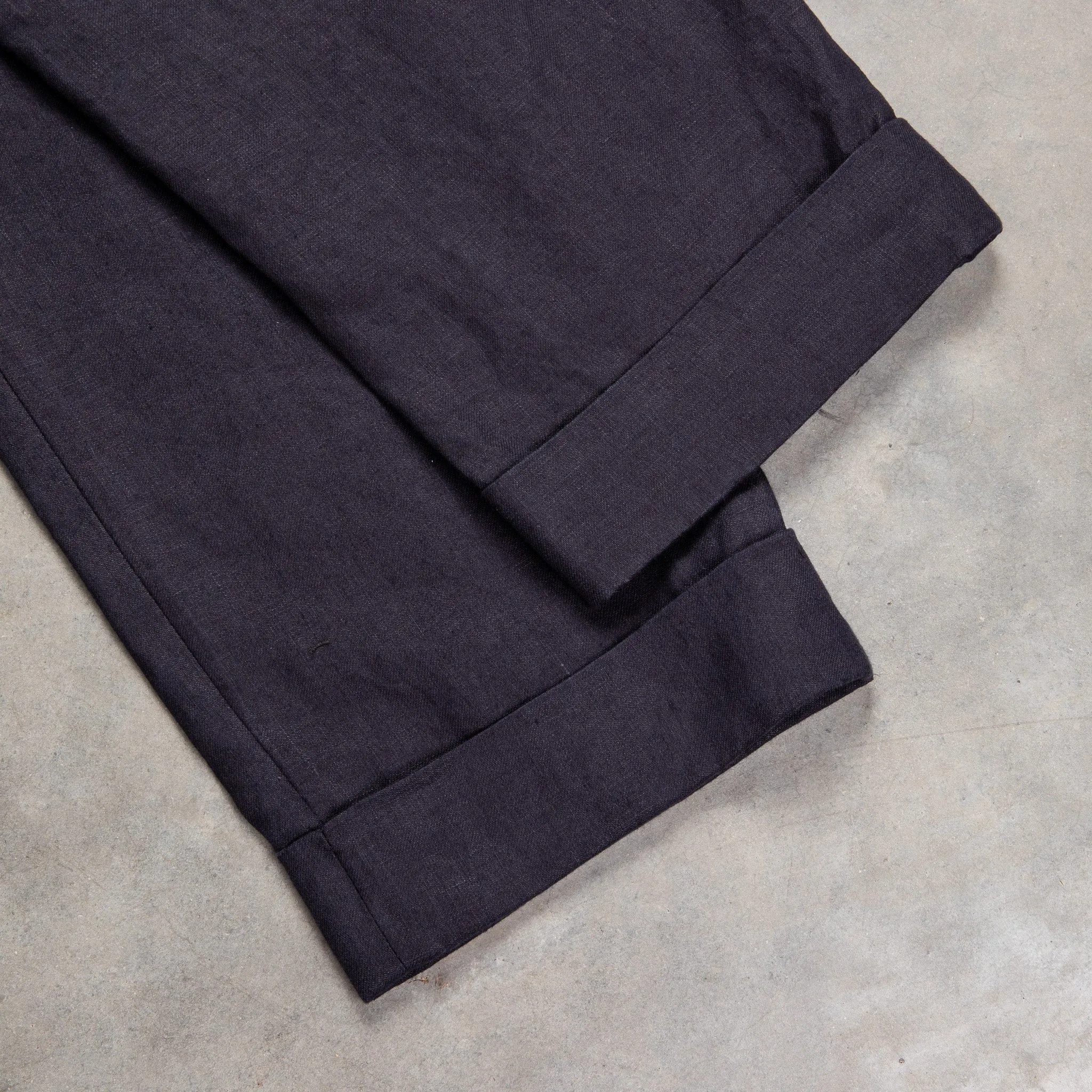 Engineered Garments Andover Pant Navy Linen Twill
