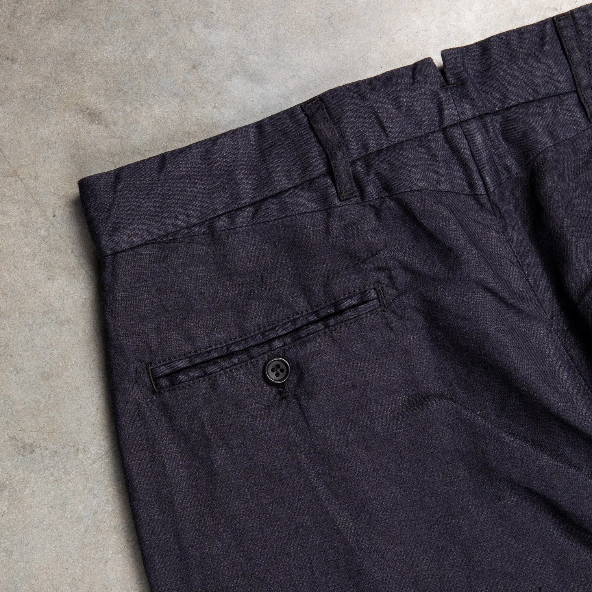 Engineered Garments Andover Pant Navy Linen Twill
