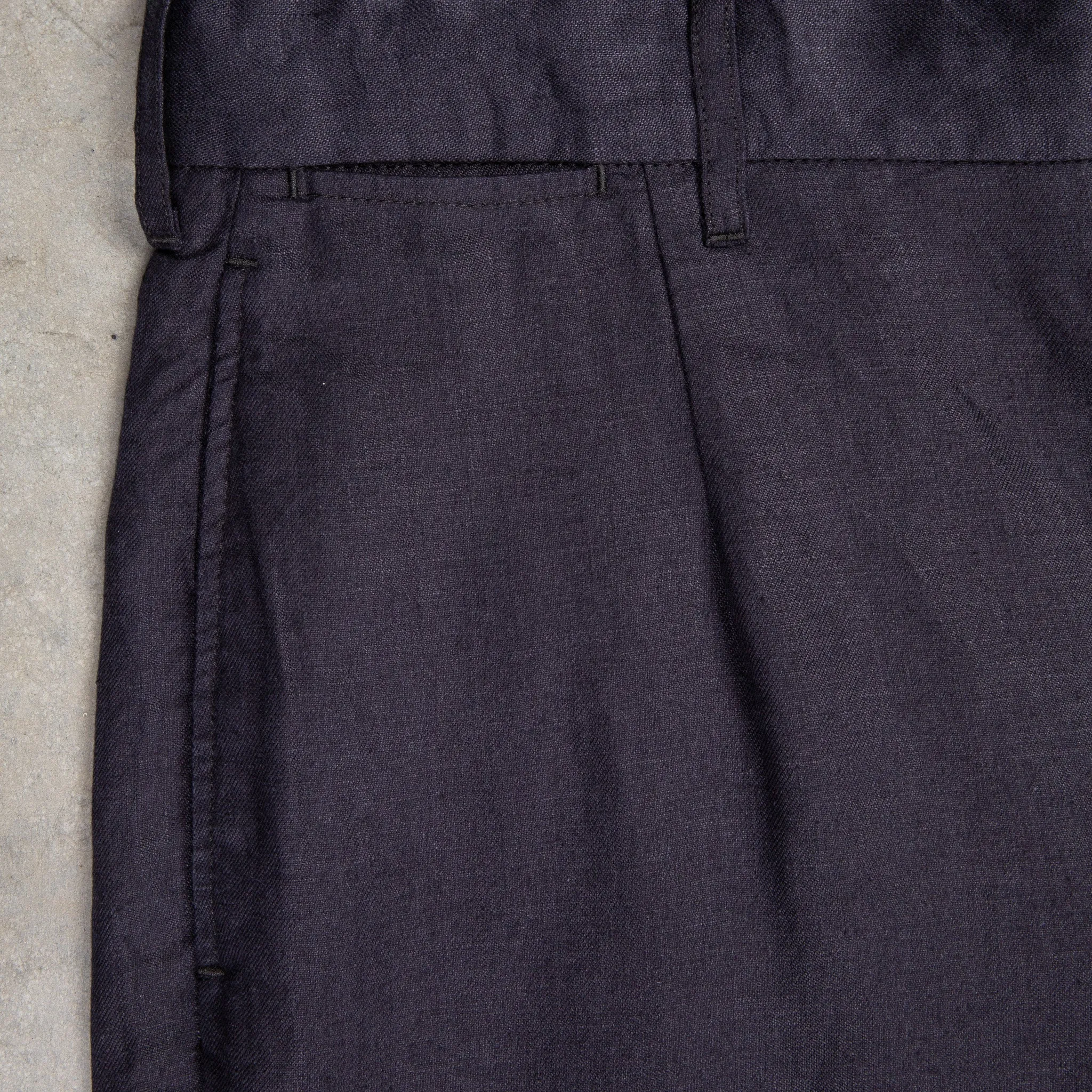Engineered Garments Andover Pant Navy Linen Twill