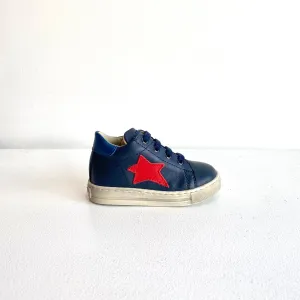 Falcotto Baby Boy's Red & Navy Sasha Trainers