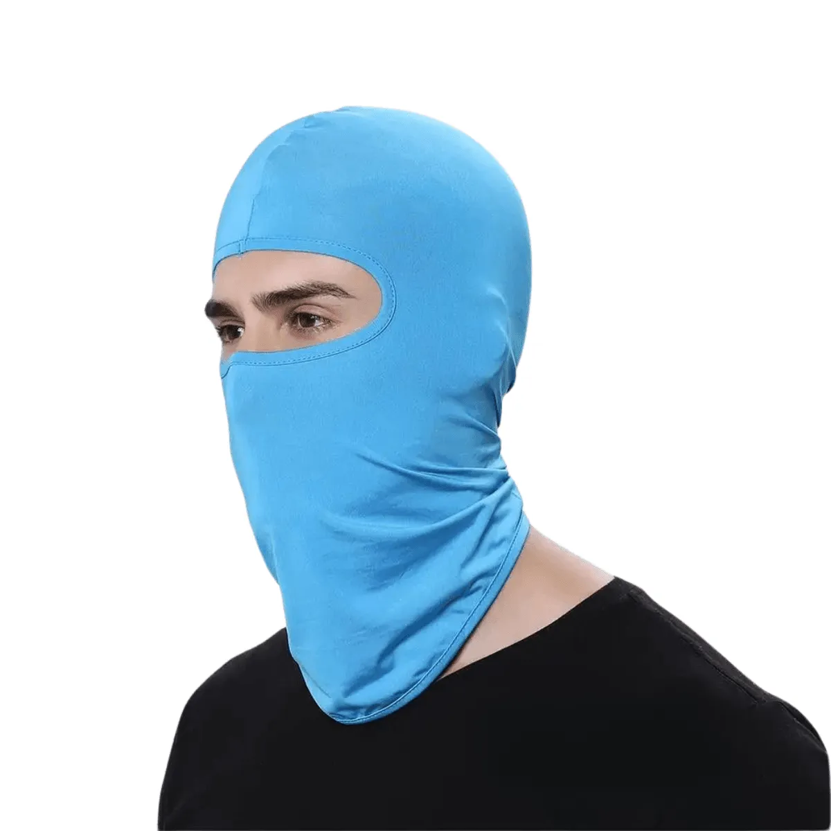 Full Face Mask, Durable Lycra, Breathable Fabric, Snug Fit, Lightweight, Anti-UV, Quick Dry, Adjustable, Unisex, Perfect for Outdoor Activities