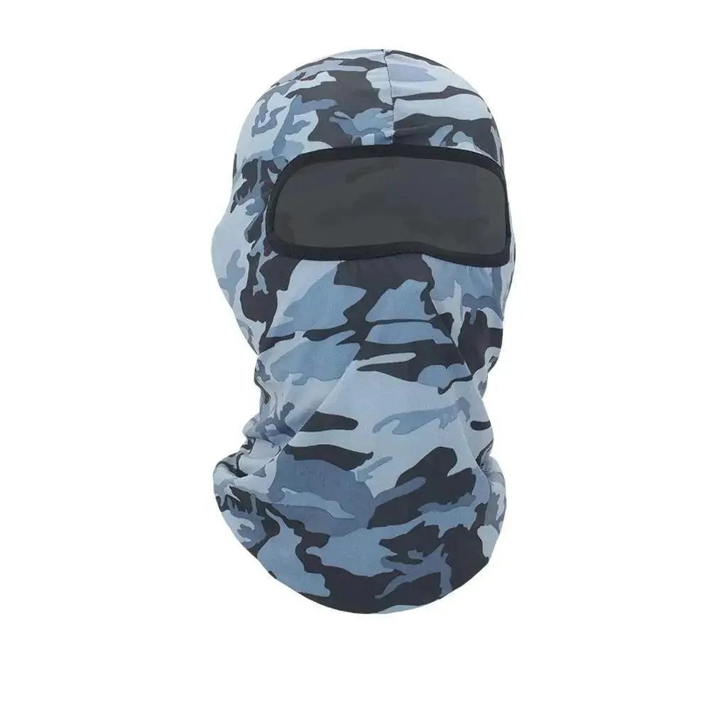 Full Face Mask, Durable Lycra, Breathable Fabric, Snug Fit, Lightweight, Anti-UV, Quick Dry, Adjustable, Unisex, Perfect for Outdoor Activities