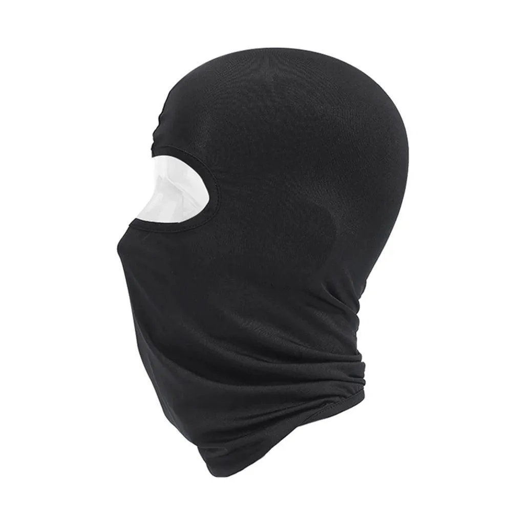 Full Face Mask, Durable Lycra, Breathable Fabric, Snug Fit, Lightweight, Anti-UV, Quick Dry, Adjustable, Unisex, Perfect for Outdoor Activities