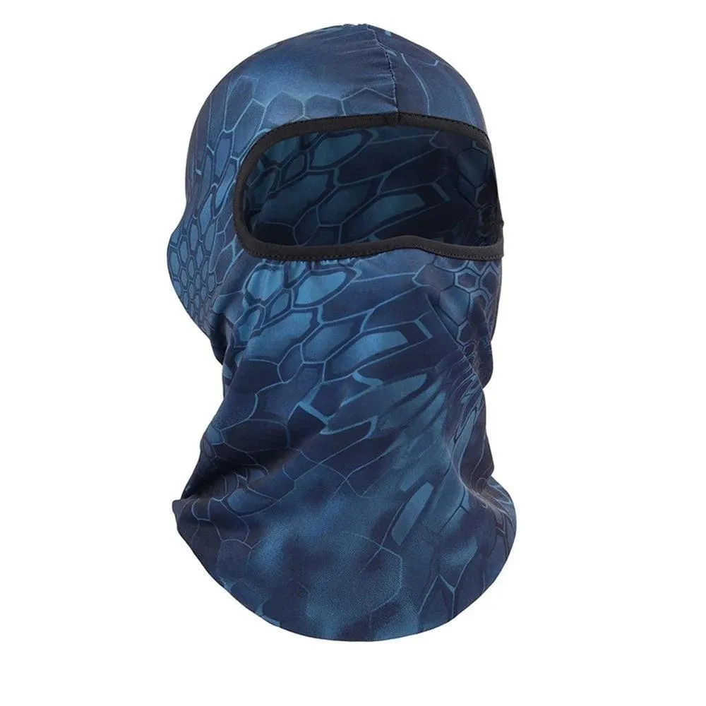 Full Face Mask, Durable Lycra, Breathable Fabric, Snug Fit, Lightweight, Anti-UV, Quick Dry, Adjustable, Unisex, Perfect for Outdoor Activities