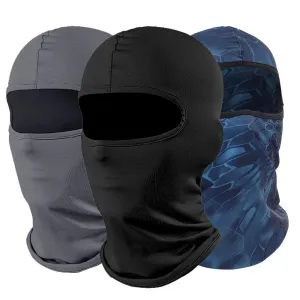 Full Face Mask, Durable Lycra, Breathable Fabric, Snug Fit, Lightweight, Anti-UV, Quick Dry, Adjustable, Unisex, Perfect for Outdoor Activities