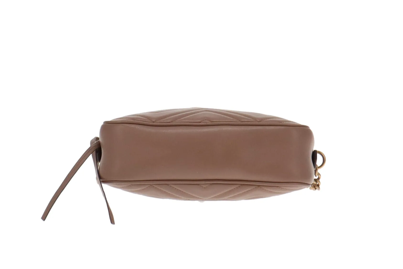 Gucci Dusty Pink Leather Small Marmont Camera Bag