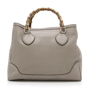 Gucci Leather Bamboo Diana Tote