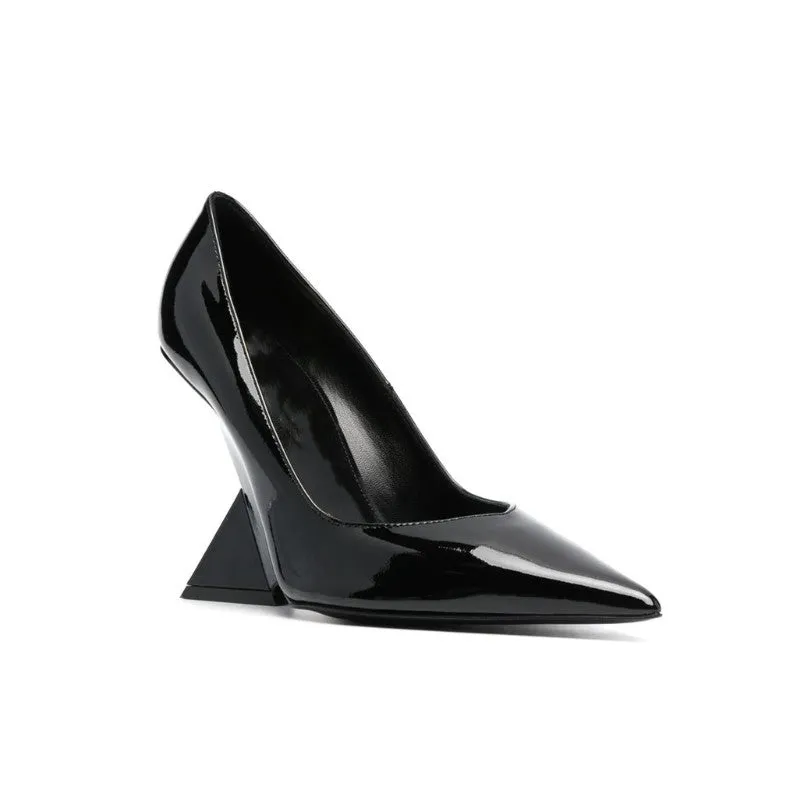 HEBEU Sculptured Heel Pumps