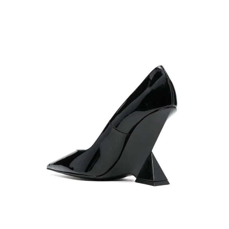 HEBEU Sculptured Heel Pumps