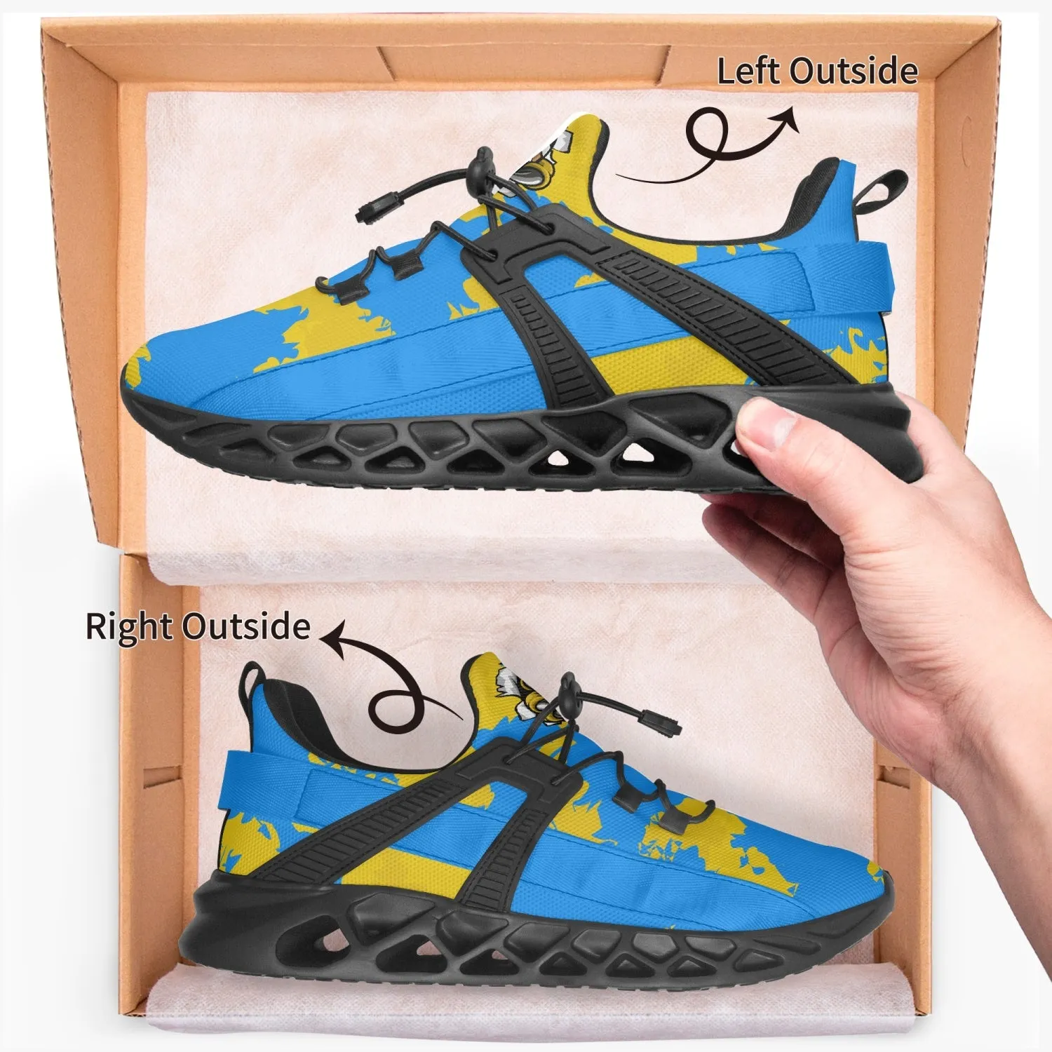 Kicxs LAC Camo Mesh Running Shoes