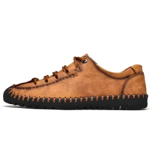 LaceStyle - Microfiber Leather Lace-Up Shoes by The Nevermore