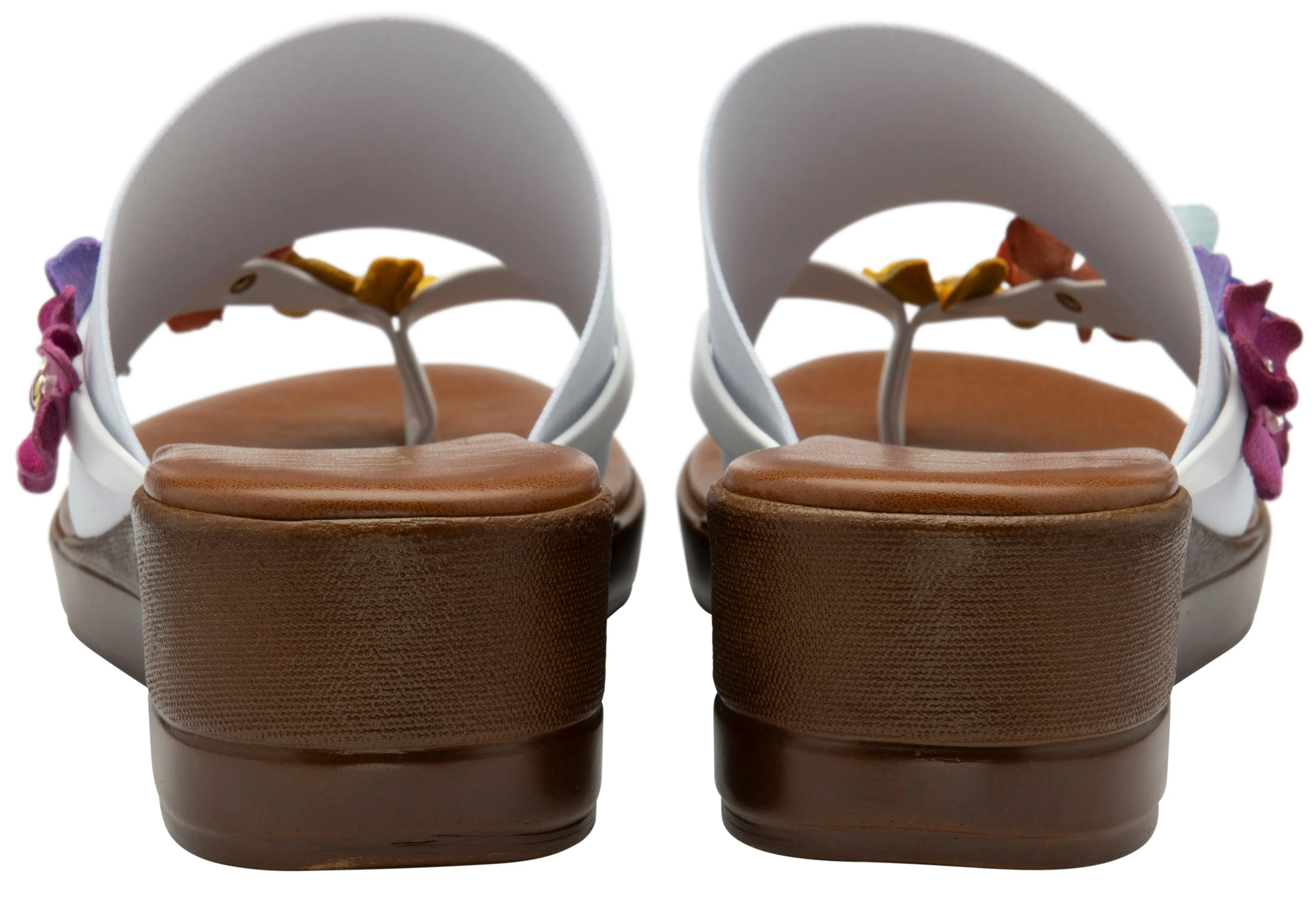 Lotus Toe-post sandal Carlotta WHITE ULP270
