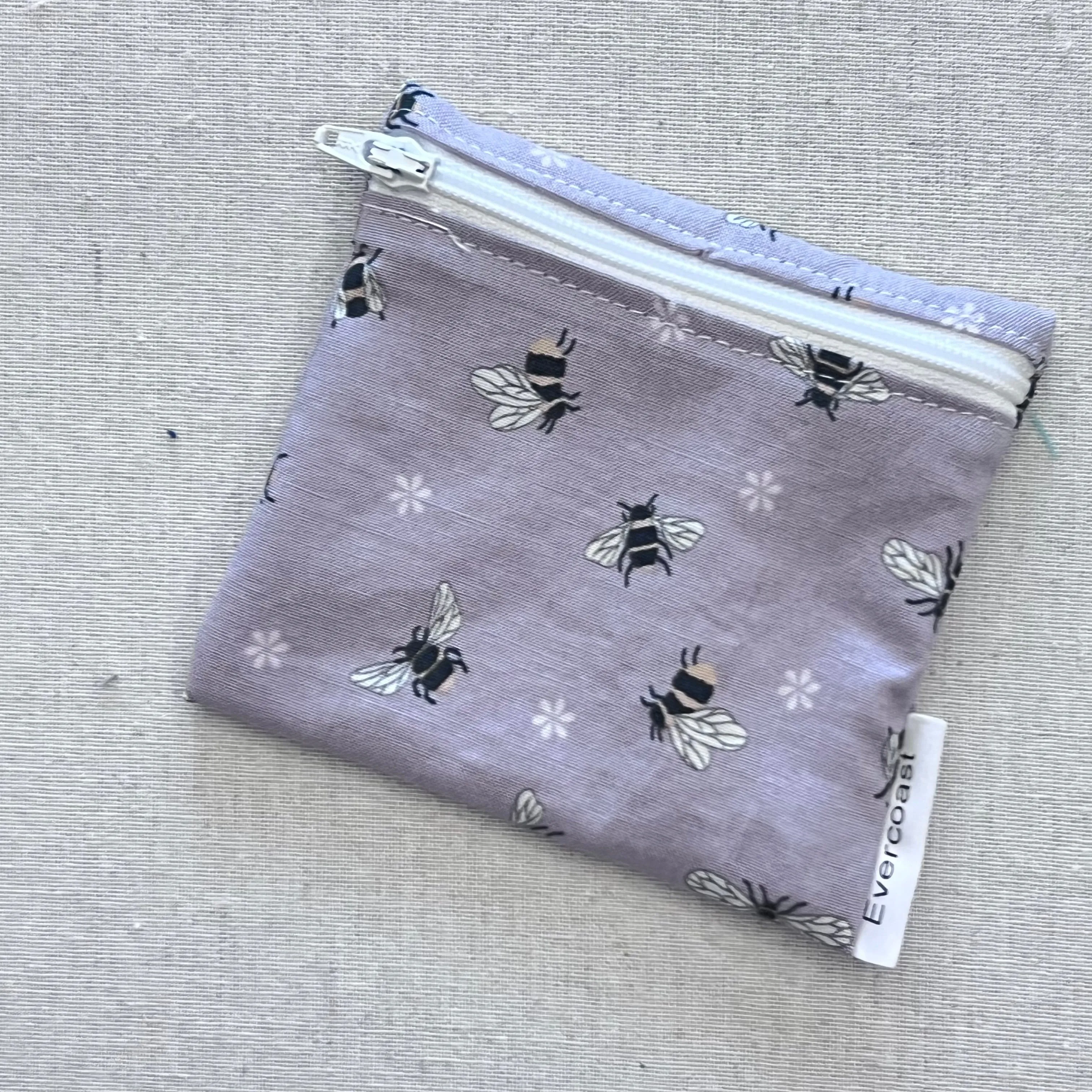 Mauve Bee Reusable Mini Snack Bag