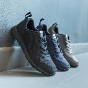 Men Casual Shoes Thick Comfortable Mesh Shoes Men Walking Footwear Lightweight Male Sneakers Plus Big Size 47 48 49 50