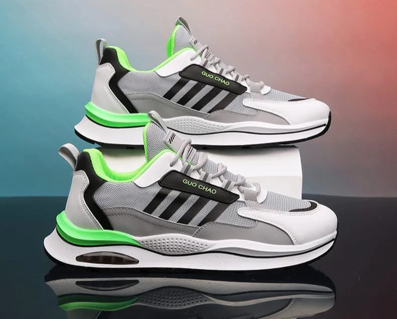 Men Sneakers Mesh Breathable Casual Shoe Air Cushioning Athletic Running Shoes  S440028
