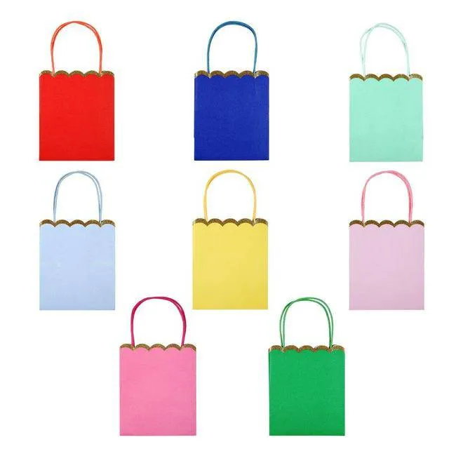 Meri Meri Multicolored Rainbow Party Bags  OCT23 S9010