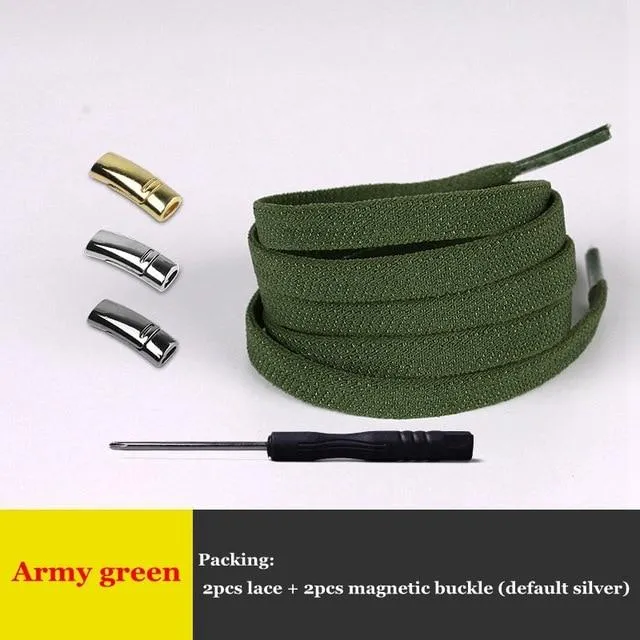 No-Tie™ Magnetic Lock Elastic Shoe Laces