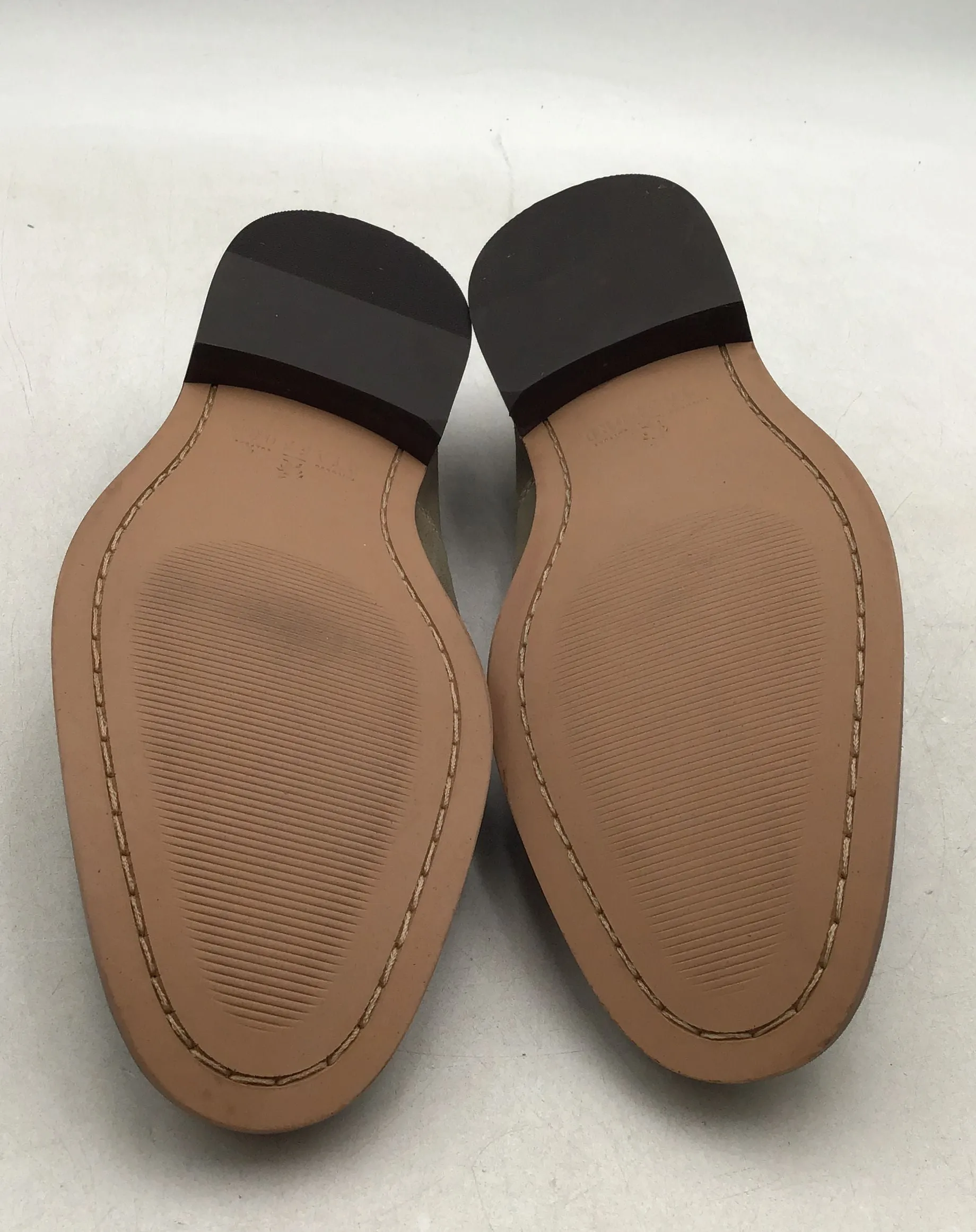NWT Stafford Men's Gray Leather Casual Loafers - Size 12M