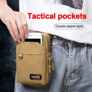 Nylon Tactical Bag Outdoor Molle Military Waist Fanny Pack Men Phone Pouch Camping Hunting