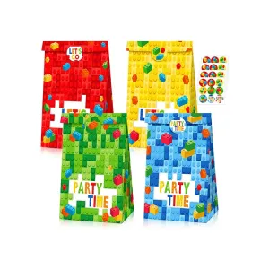 Paper Party Bag | Lego Building Block | 12 Pcs