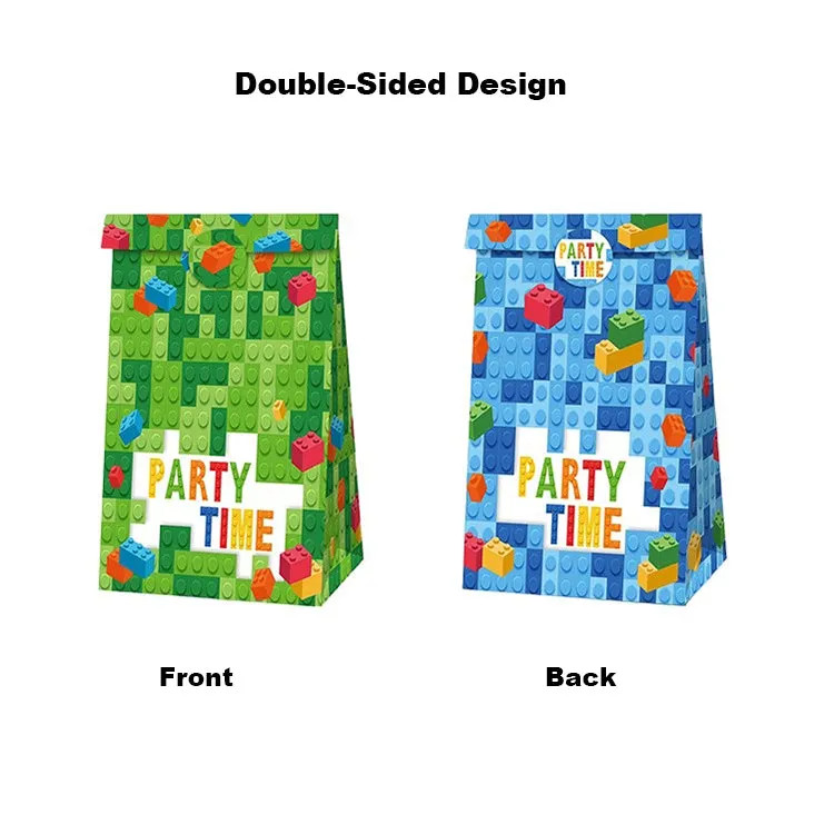 Paper Party Bag | Lego Building Block | 12 Pcs