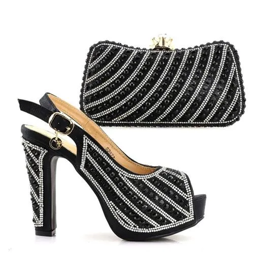 Party Style Purse & Heels Set (5 Styles To Choose From)