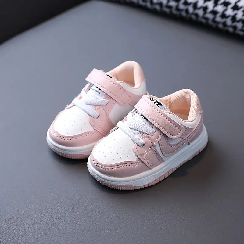 Pu Leather Sports Casual Shoes for Children