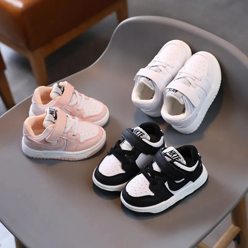 Pu Leather Sports Casual Shoes for Children