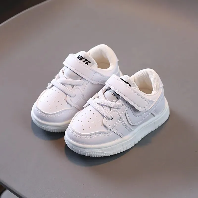 Pu Leather Sports Casual Shoes for Children
