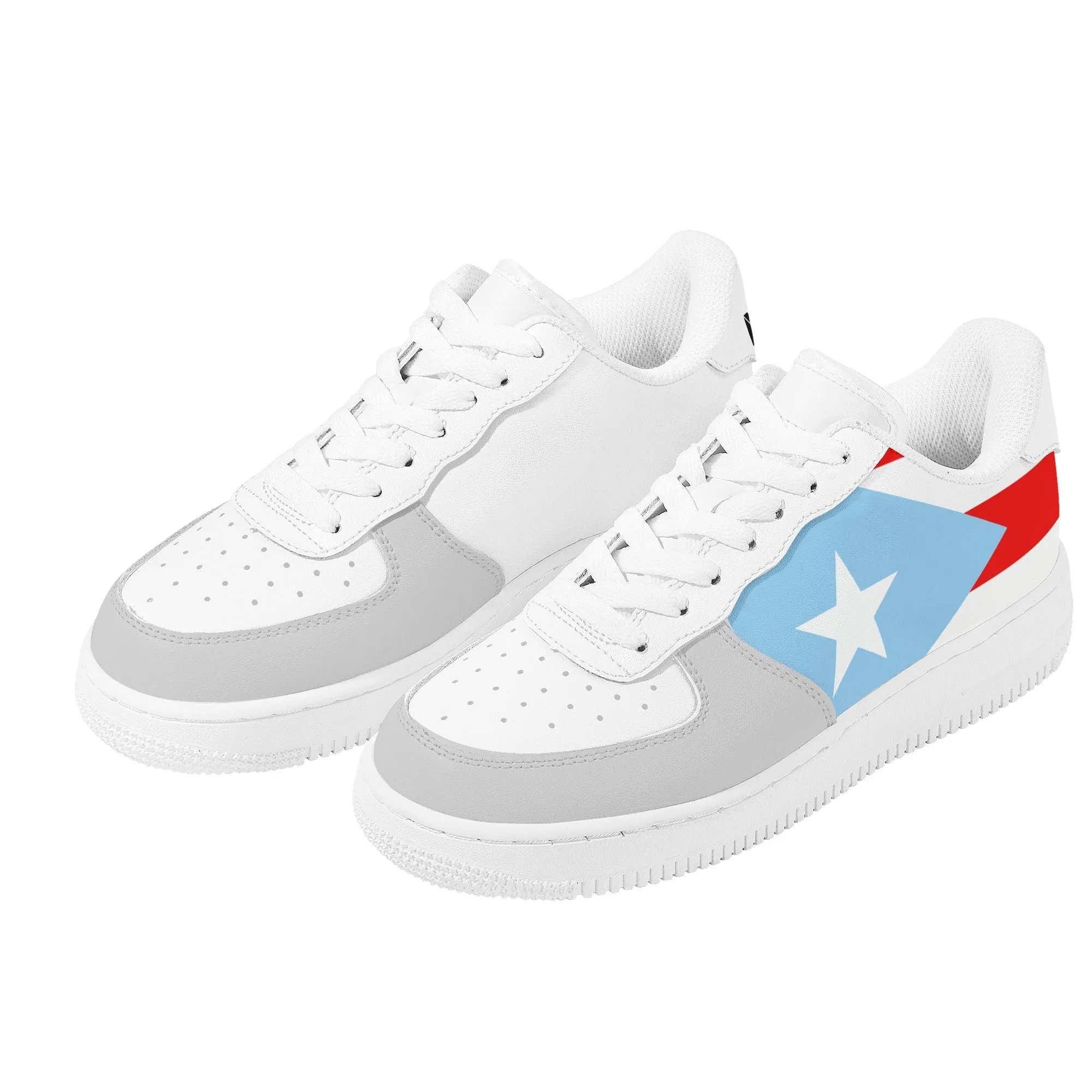 "Air Borikén" Women's Low Top Leather Sneakers